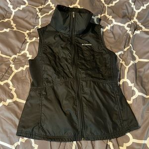 Columbia Women’s Black Vest with Fleece
